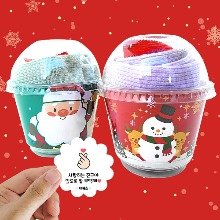[매직북스] 크리스마스 미니컵 양말 간식 선물세트 (무료라벨) PK